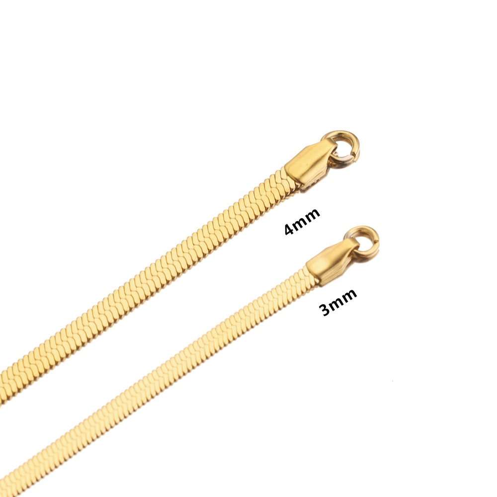 Eyewear Snake Chain 18K Gold Plated Necklace
