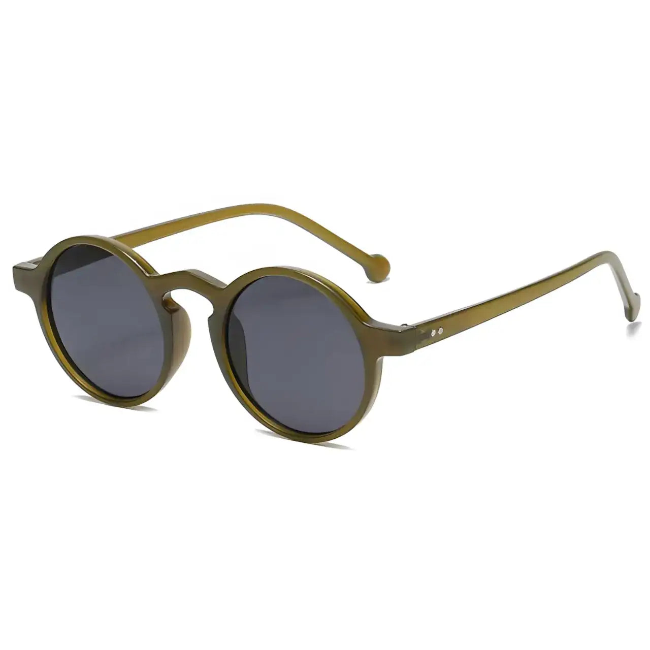Side view of square sunglasses in modern European design by Crown Eyewear