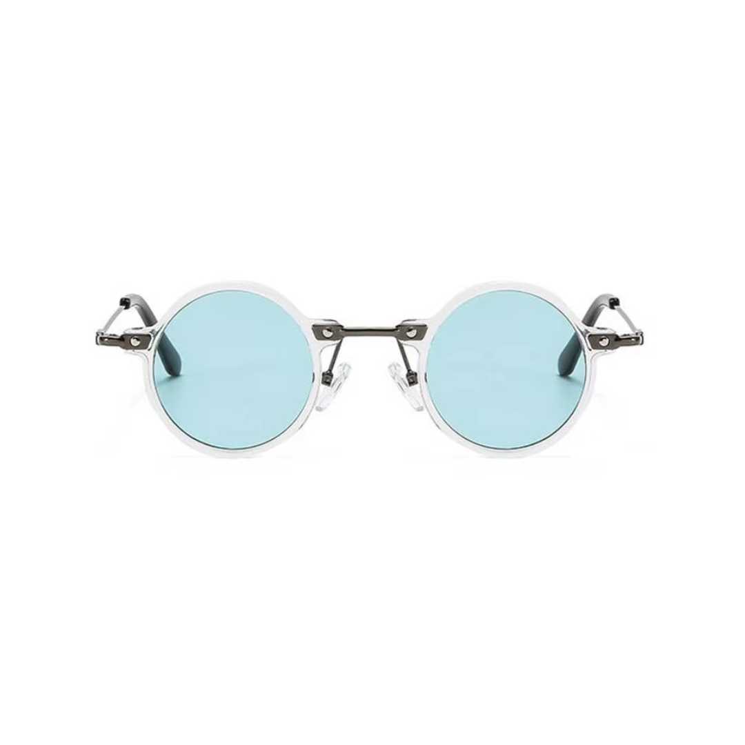 Top view of tinted lenses sunglasses featuring European design by Crown Eyewear