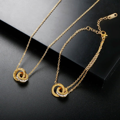 Eyewear Imperial Zirconia 18K Gold Plated Necklace