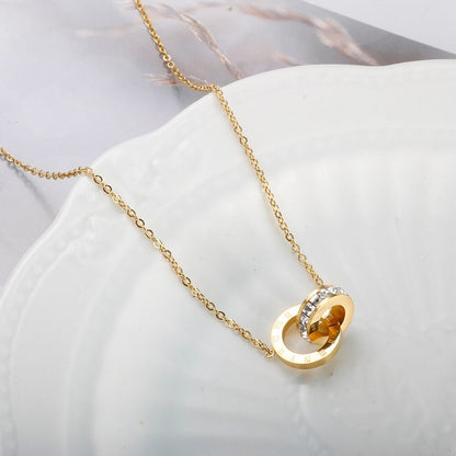 Eyewear Imperial Zirconia 18K Gold Plated Necklace