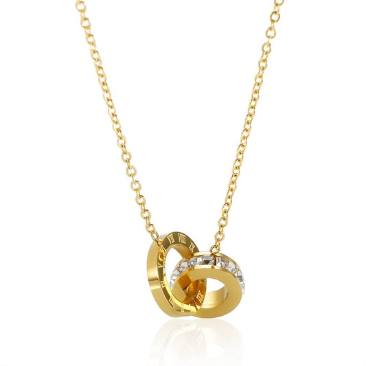 Eyewear Imperial Zirconia 18K Gold Plated Necklace