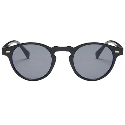 Top view of tinted lenses sunglasses featuring bold frame by Crown Eyewear