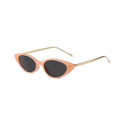 Side view of narrow sunglasses showing minimalist European frame by Crown Eyewear