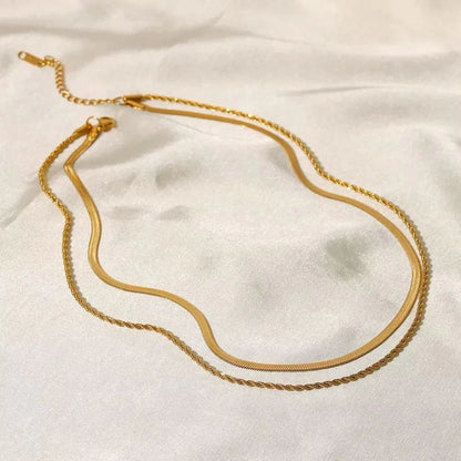 Eyewear Melina Layered Necklace Set – 18K Gold Plated
